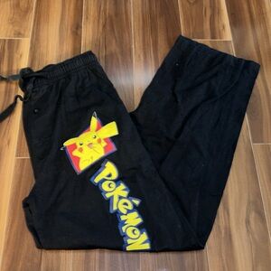 Small men’s Pokemon pikachu pajama pants